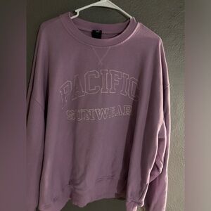Super oversized crew neck, light purple